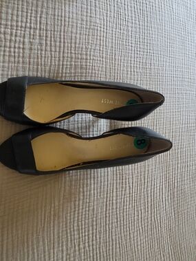 Nine West Black Womens Pointed Toe Heels
